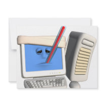 Smiley Computer Virus invitations by SmileyFaceStore Smiley Computer Virus invitations