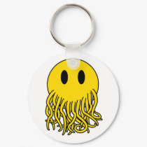 Smiley Cthulhu keychains