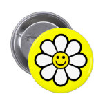 Smiley Daisy Buttons
