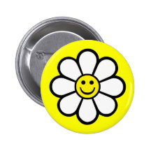 Smiley Daisy Buttons