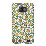 Smiley Daisy Flowers Pattern Galaxy S2 Cover