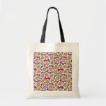 Smiley Daisy Flowers Pattern Pink Yellow Bags Smiley Daisy Flowers Pattern Pink Yellow Bags