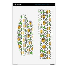 Smiley Daisy Flowers Pattern PS3 Decals