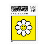 Smiley Daisy Postage Stamp