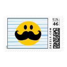Smiley del bigote sello