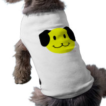 Smiley Dog Pet T-Shirt pet clothing by TruthaboutPetFood Smiley Dog Pet T-Shirt pet clothing