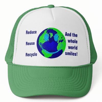 Smiley Earth Hats by azac69