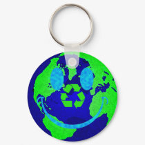 Smiley Earth keychains by azac69 Smiley Earth keychains