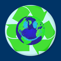 Smiley Earth magnets