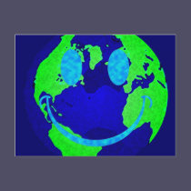 Smiley Earth postcards