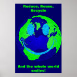 Smiley Earth posters