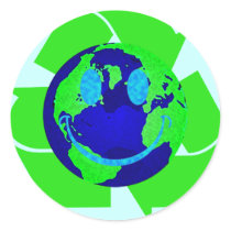 Smiley Earth stickers