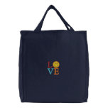 Smiley embroidered bags