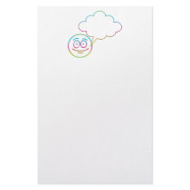 Smiley Face #1 with Speech Bubble Custom Stationery