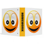 Smiley Face 3 Ring Binders