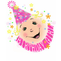 Smiley Face Birthday Girl T-Shirt by jamiecreates1 Smiley Face Birthday Girl T-Shirt