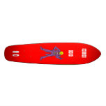 smiley face board skate board deck