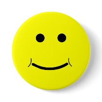 Smiley Face buttons by tigergiftandparty Smiley Face buttons