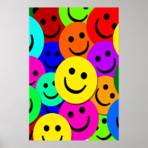 SMILEY FACE COLLAGE POSTER