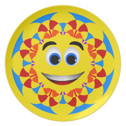 Smiley Face Dinner Plates Zazzle