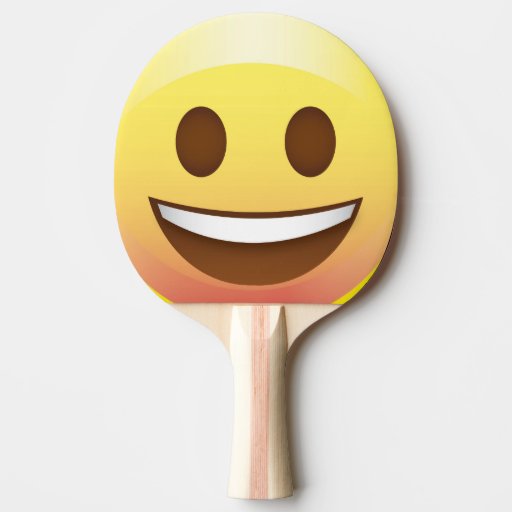 Smiley Face Emoji Ping Pong Paddle Summer Fun Zazzle