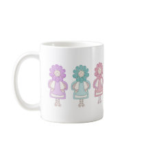 Smiley Face Flower Girl Tees and Gifts mugs