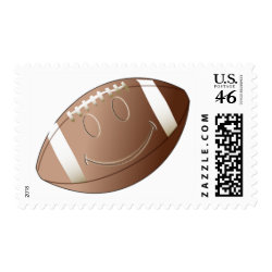 SMILEY FACE FOOTBALL stamp