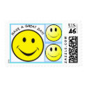 smiley face have a great day postage by shawnscool smiley face have a great day postage