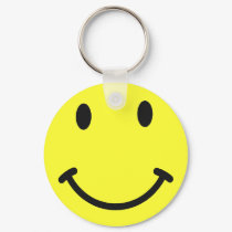 Smiley Face Keychain
