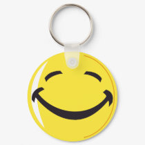 Smiley face keychain