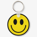 Smiley Face Keychain keychain