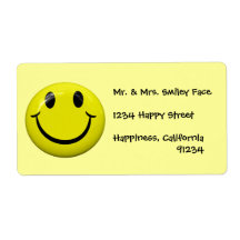 Smiley Face Labels