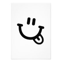 Smiley face personalized announcements