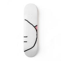 Smiley Face Skateboard Deck by vincentbolin Smiley Face Skateboard Deck