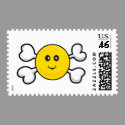 smiley face Skull and Crossbones