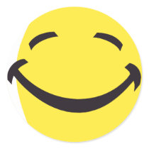 Smiley face sticker! stickers