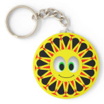 SMILEY FACE SUN KEYCHAIN