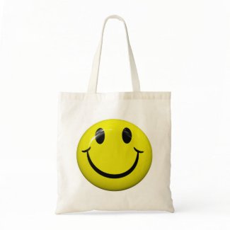 Smiley Face Tote Bag bag