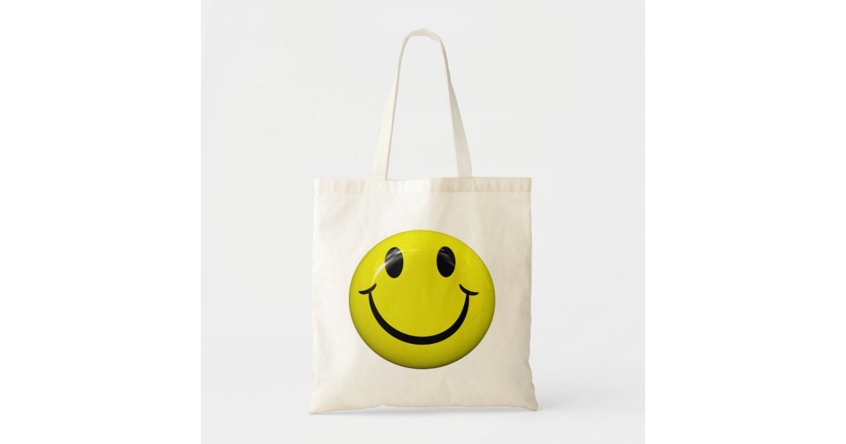 Smiley Face Tote Bag Zazzle
