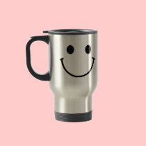 Smiley Face Travel Mug 15 oz