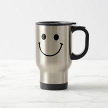 Smiley Face Travel Mug 15 oz
