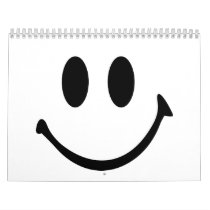 Smiley face wall calendar