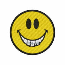 Smiley Face with Braces embroidered shirts