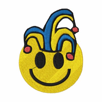 Smiley Face with Joker Hat by naturetees