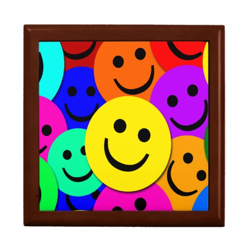 Smiley Faces Gift Box Zazzle