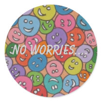 smiley faces  no worries.... stickers