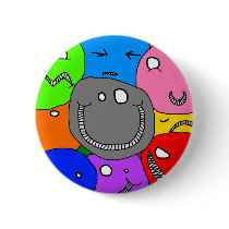 smiley faces pin