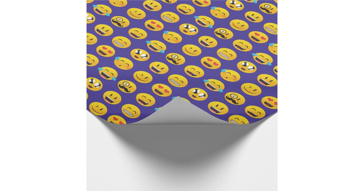 Smiley faces wrapping paper Zazzle