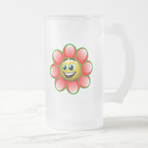 SMILEY FLOWER MUG