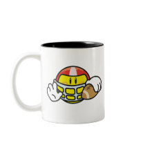 Smiley Football mugs